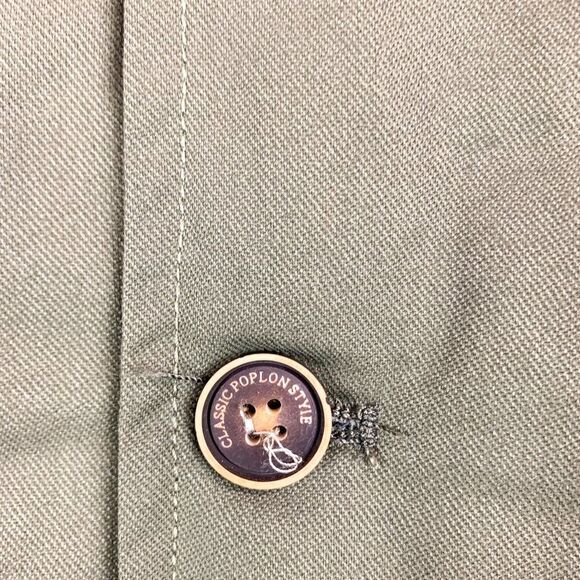 Cool Choice Cargo Vest Mens Large Green Faux Fur Lined Outdoor Leisure Casual - Picture 7 of 15